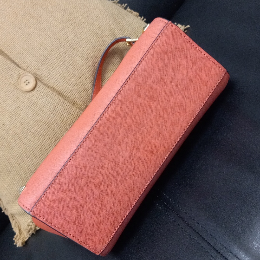 Michael Kors Coral Studded Crossbody Bag - Picture 2 of 7